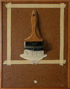 Danberg Malerei Oel auf Holz 100 mm