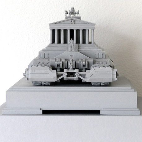Danberg WalhallaMobile 3D-Druck computergenerierte Skulptur Plastik